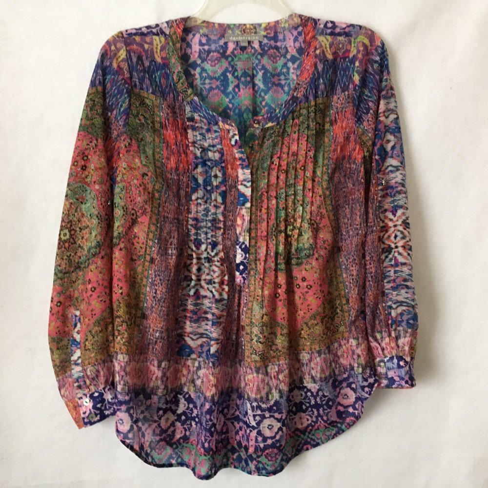 Daniel Rainn Women's Lg. Multi-Color Semi-Sheer